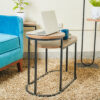 2-Tier Brown Side Table
