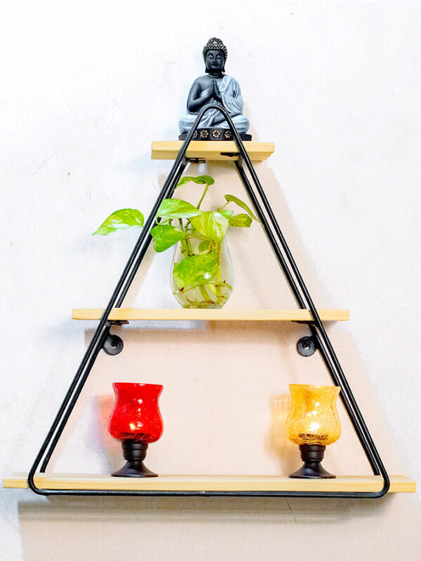 Modern Rustic Triangle Shelves