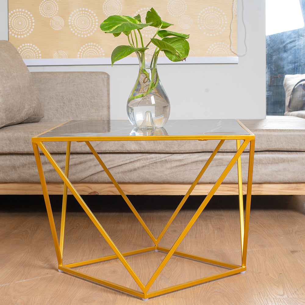 Square Marble End Tables - Image 4