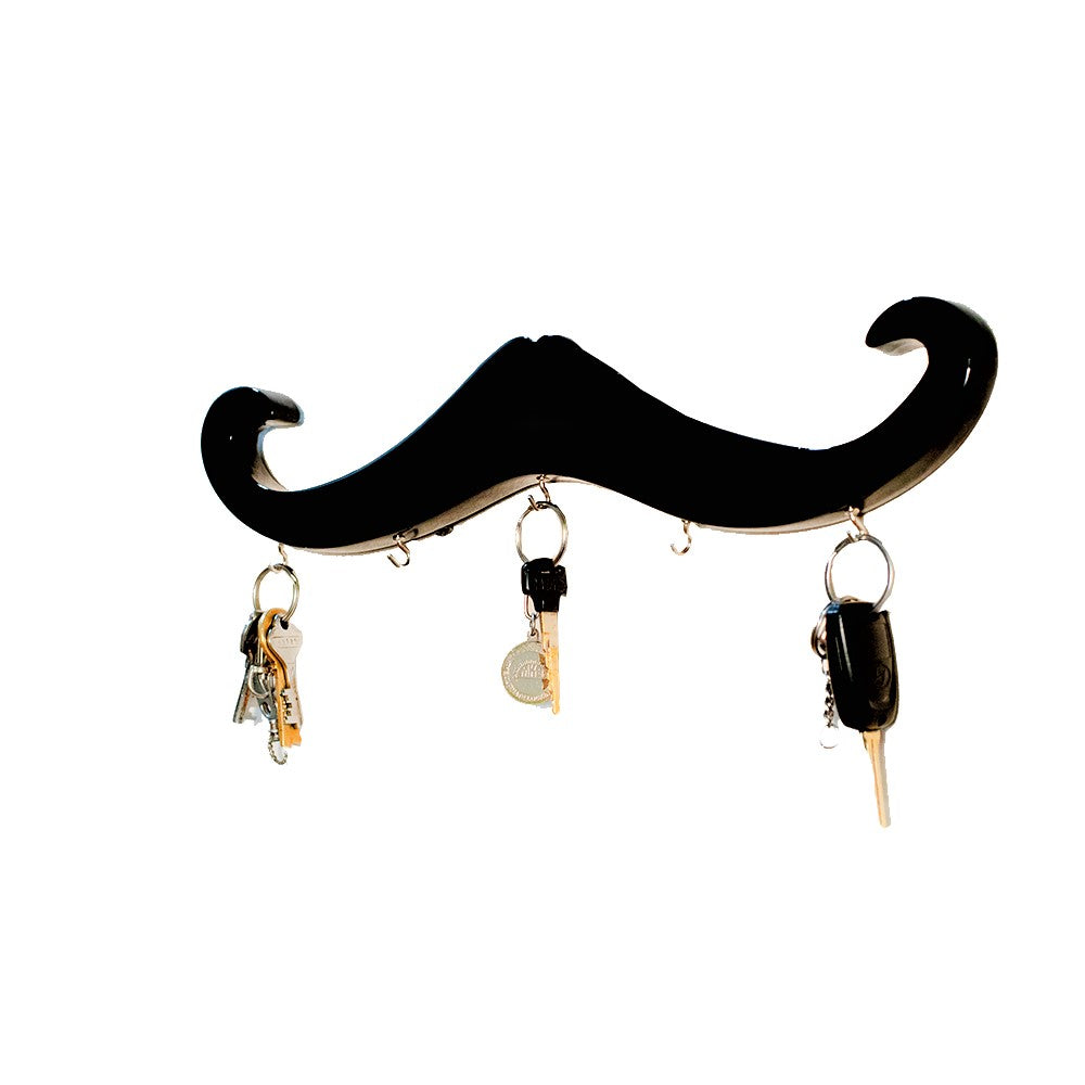 Wooden Mustache Shaped Key Holder - Image 3