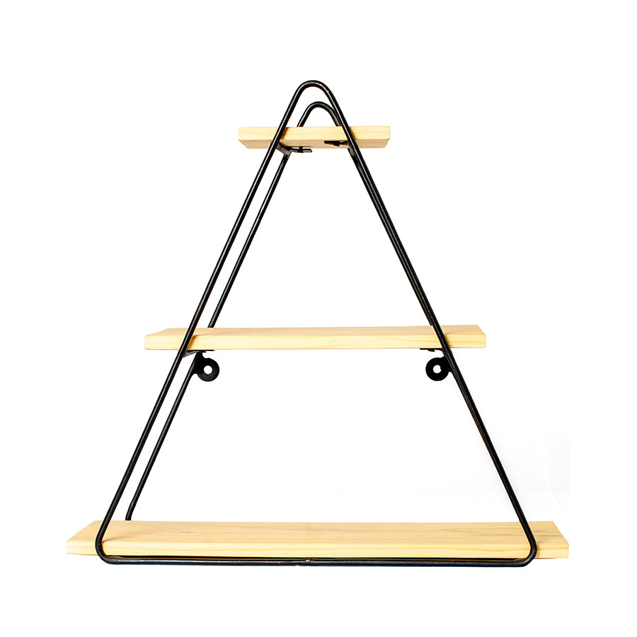 Modern Rustic Triangle Shelves - Image 4