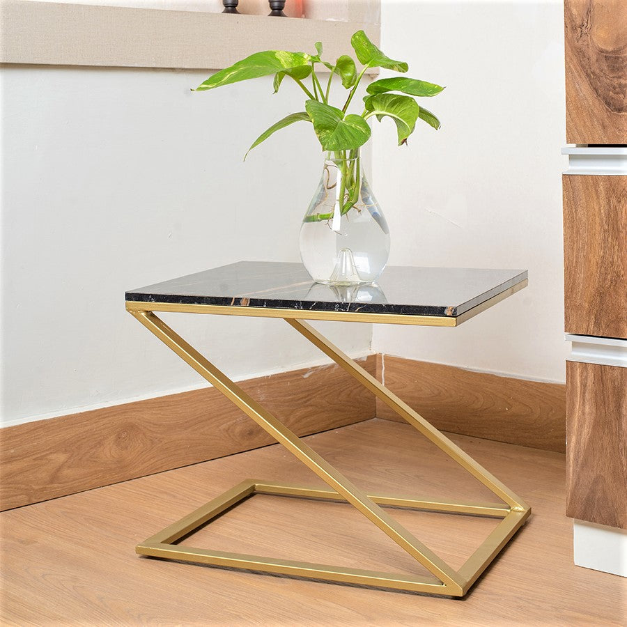 Marble Top End Table - Image 4