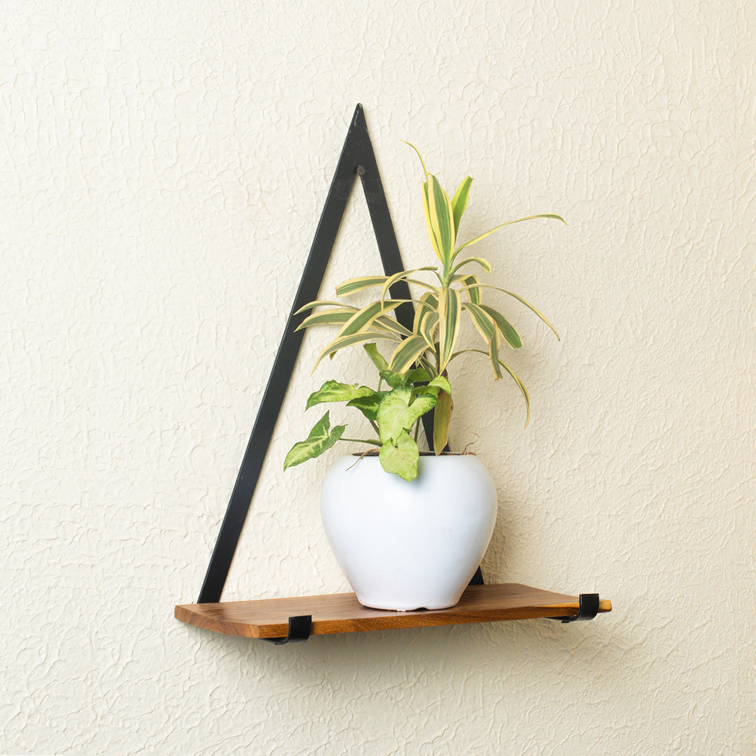 Wooden Stylish Triangle Frame Wall Shelves for Living Room, Bedroom, Garden, Balcony to Decoration Your Home Wall. - Image 3