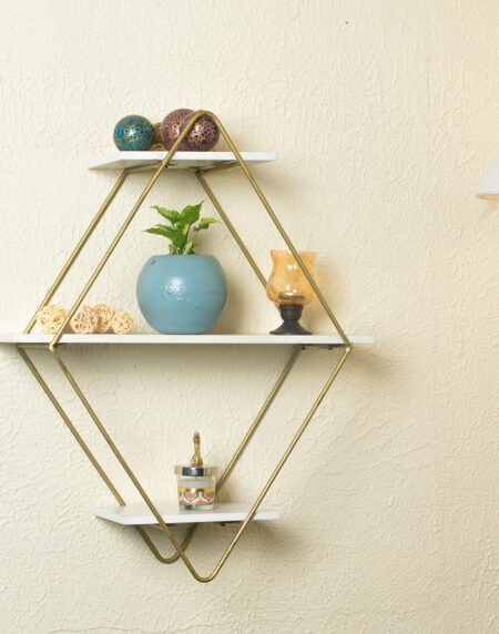 Metal Wall Shelf for Bathroom Left