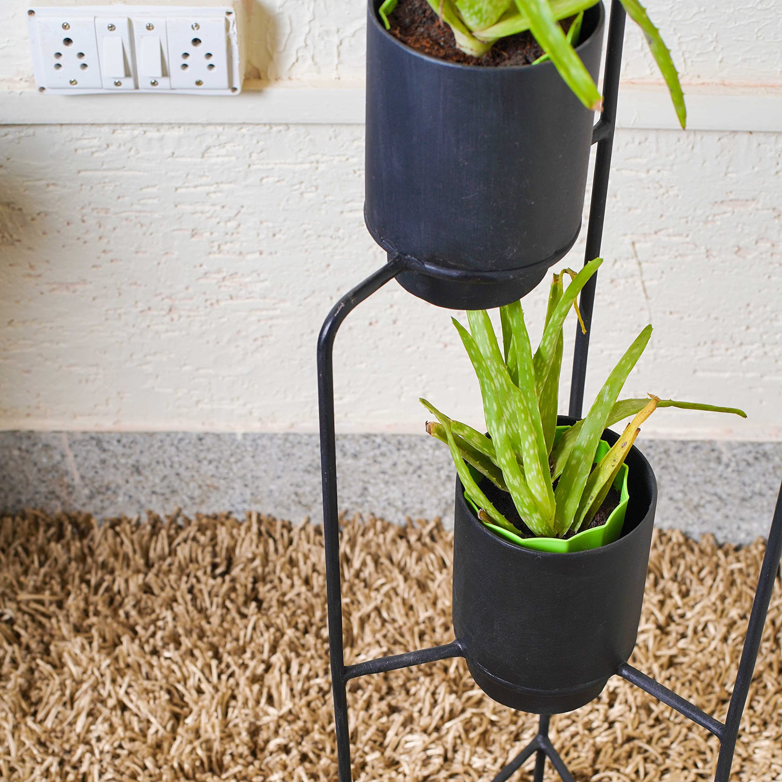 Unique Lifestyle Plant Stand Flower Pot Holder - Metal 3 Tier Corner Display Rack Planter - Image 4
