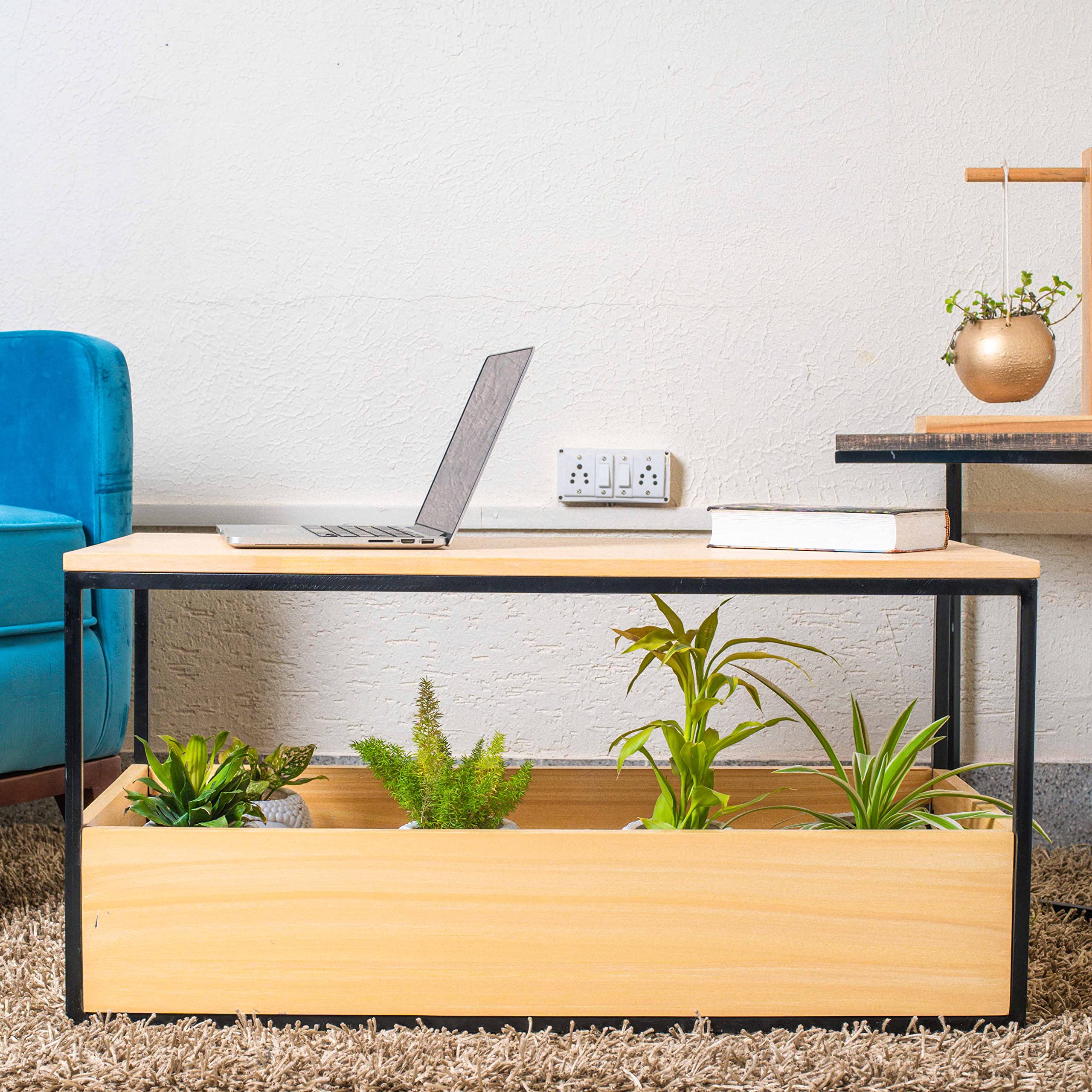 Rectangular Shape Coffee Table/Centre Table with Storage - Image 2