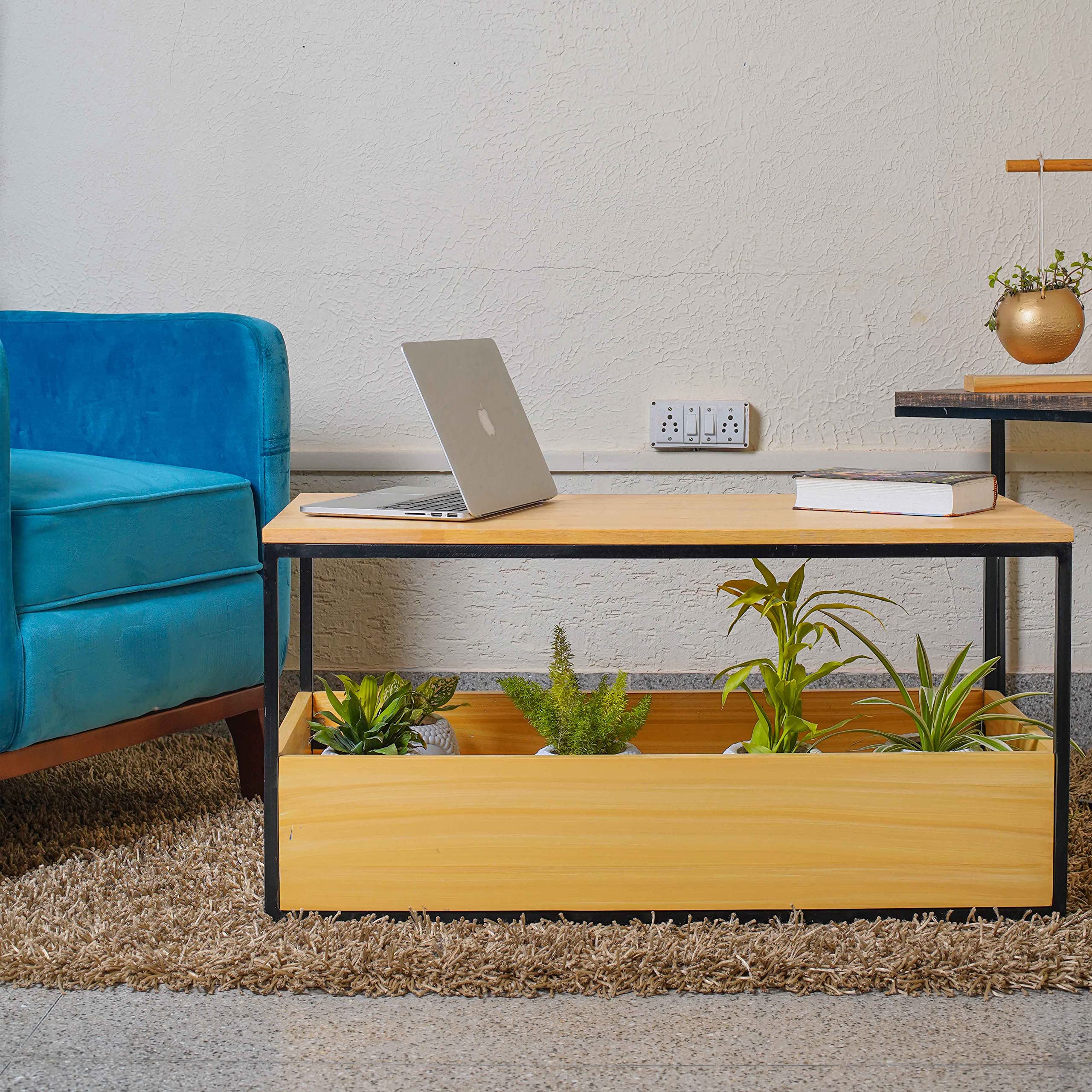 Rectangular Shape Coffee Table/Centre Table with Storage - Image 3